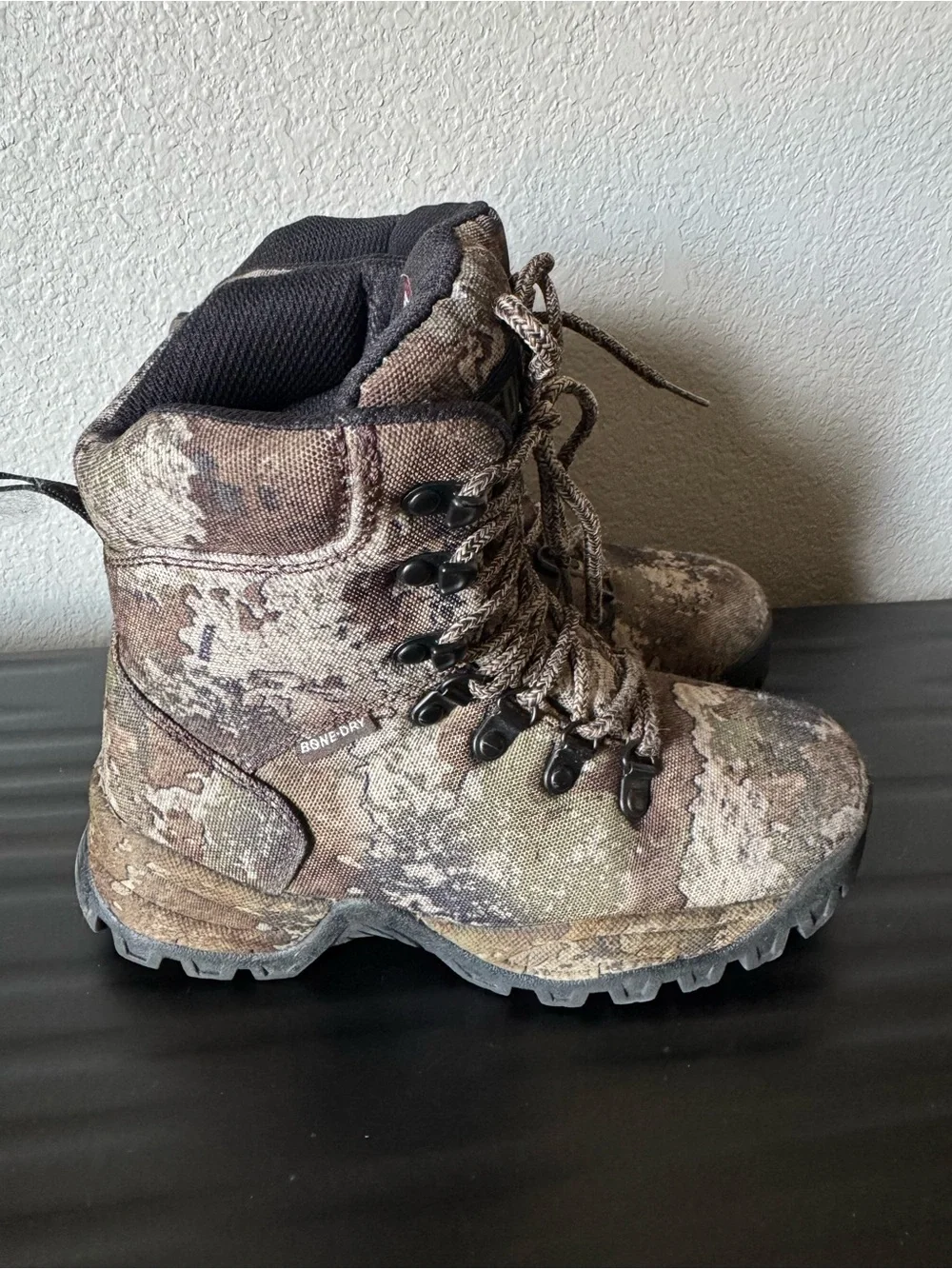 RedHead Youth Hunt 600 Waterproof Camo Hunting Boots Size 4